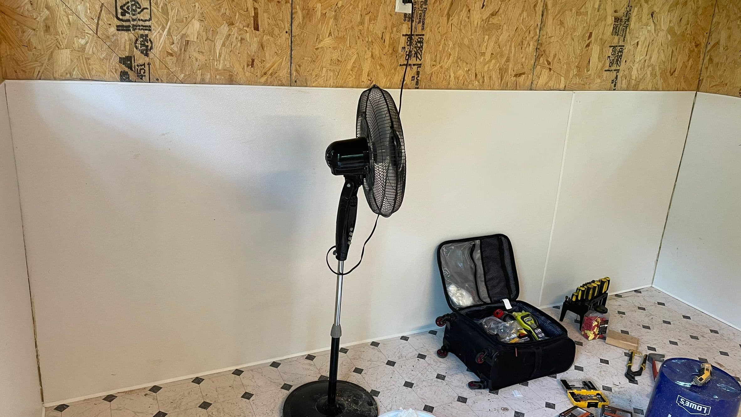 PVC Wall Panel Installation and Ceiling Leakage Repair 4
