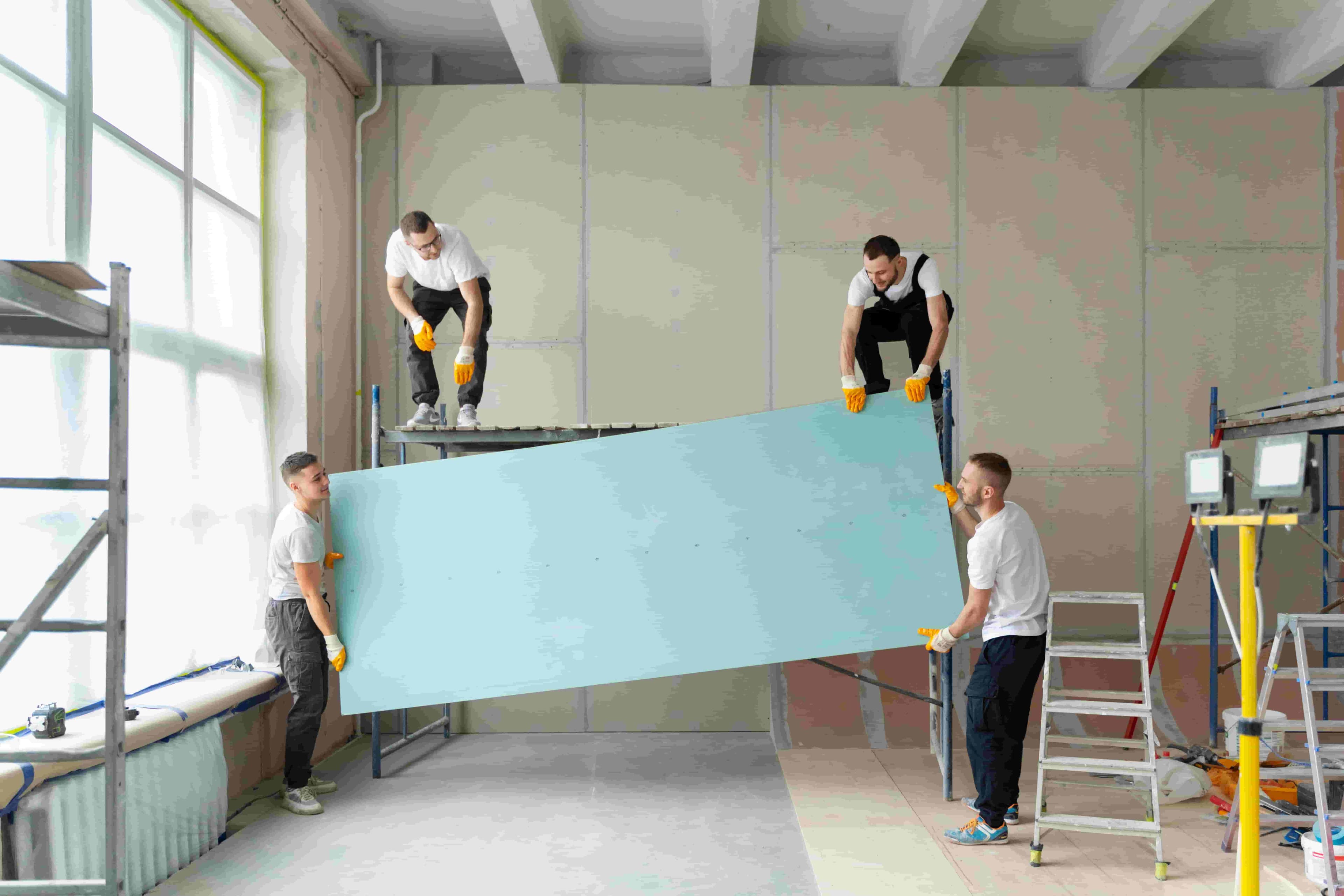 Potomac Home Pros team completing home remodeling project in Northern Virginia.